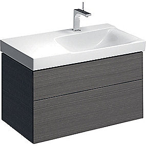 GEBERIT XENO2 vaskeskab 880x530x462mm med 2 skuffer, scultura-grå
