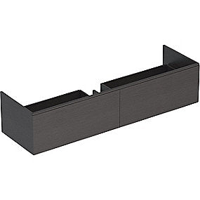 GEBERIT XENO2 vaskeskab 1595x350x473mm med 2 skuffer, scultura-grå