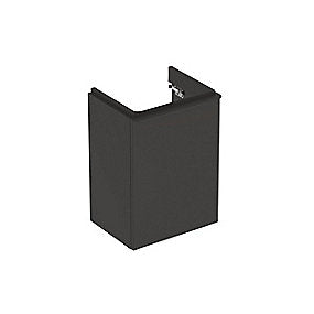 Geberit Smyle Square Underskab til Håndvask – Venstre-hængslet, 44,2x61,7x35,6 cm, Lava