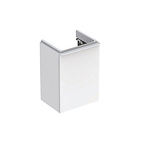 Geberit Smyle Square Underskab til Håndvask – Højre-hængslet, 44,2x61,7x35,6 cm, Hvid