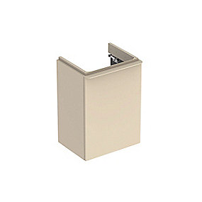 Geberit Smyle Square Underskab til Håndvask – Højre-hængslet, 44,2x61,7x35,6 cm, Sand-grå