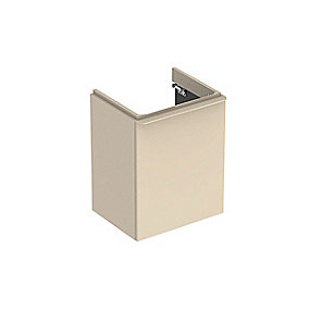 Geberit Smyle Square Underskab til Håndvask – Højre-hængslet, 49,2x61,7x40,6 cm, Sand-grå