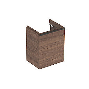 GEBERIT Smyle vaskeskab til højre 492x617x406mm 1låge nøddetræ hickory