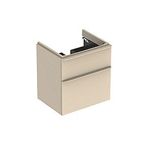 GEBERIT Smyle vaskeskab 584x617x470mm 2skuffer sand-grå