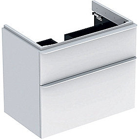GEBERIT Smyle vaskeskab 734x617x470mm 2skuffer hvid