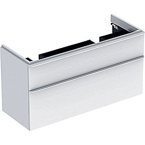GEBERIT Smyle vaskeskab 1184x617x470mm 2skuffer hvid