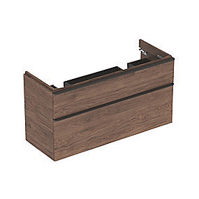 GEBERIT Smyle vaskeskab 1184x617x470mm 2skuffer nøddetræ hickory