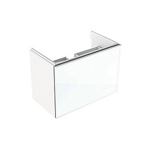 GEBERIT Acanto vaskeskab 740x535x416mm 1skuffe hvid højglans