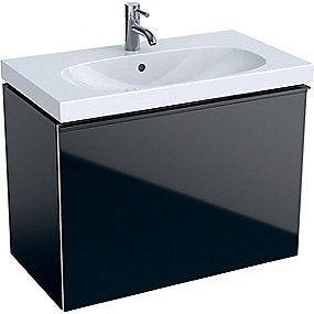 GEBERIT Acanto vaskeskab 740x535x416mm 1skuffe sort