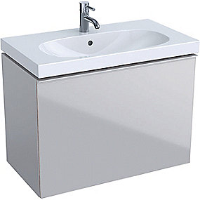 GEBERIT Acanto vaskeskab 740x535x416mm 1skuffe sand-grå