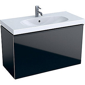 GEBERIT Acanto vaskeskab 890x535x416mm 1skuffe sort