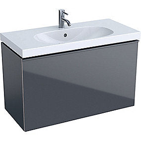 GEBERIT Acanto vaskeskab 890x535x416mm 1skuffe Lava