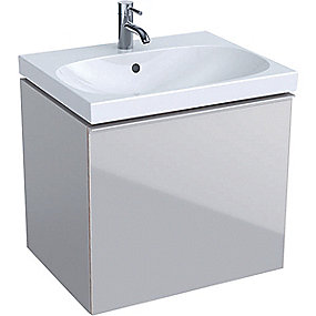 GEBERIT Acanto vaskeskab 595x535x475mm 1skuffe sand-grå