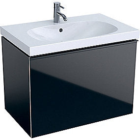 GEBERIT Acanto vaskeskab 740x535x475mm 1skuffe sort