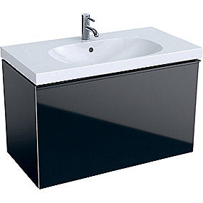 GEBERIT Acanto vaskeskab 890x535x475mm 1skuffe sort