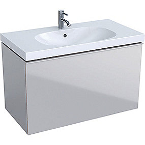 GEBERIT Acanto vaskeskab 890x535x475mm 1skuffe sand-grå