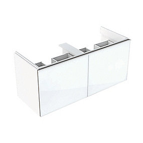 GEBERIT Acanto vaskeskab 1190x535x476mm 2skuffer hvid
