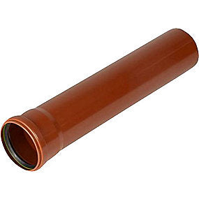 Pipelife PVC kloakrør 160x3000mm SN8 enkeltlagsrør EN1401