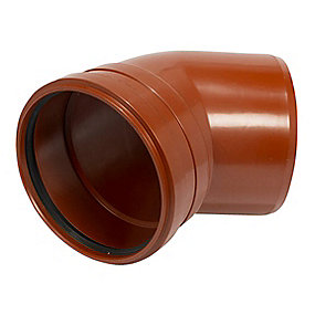 Pipelife PP-bøjning 45 gr. 200mm. EN1852