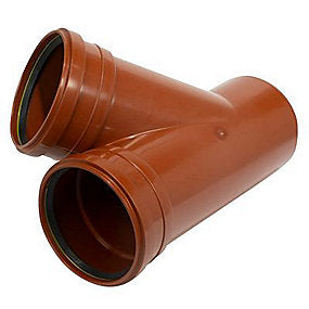 Pipelife PP-grenrør 45 gr. 160x160mm. EN1852