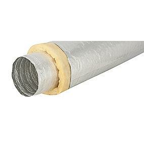 DEC flexslange Ø165mm x 10 M, 50 mm isolering L: 10 mtr. Med dampspærre