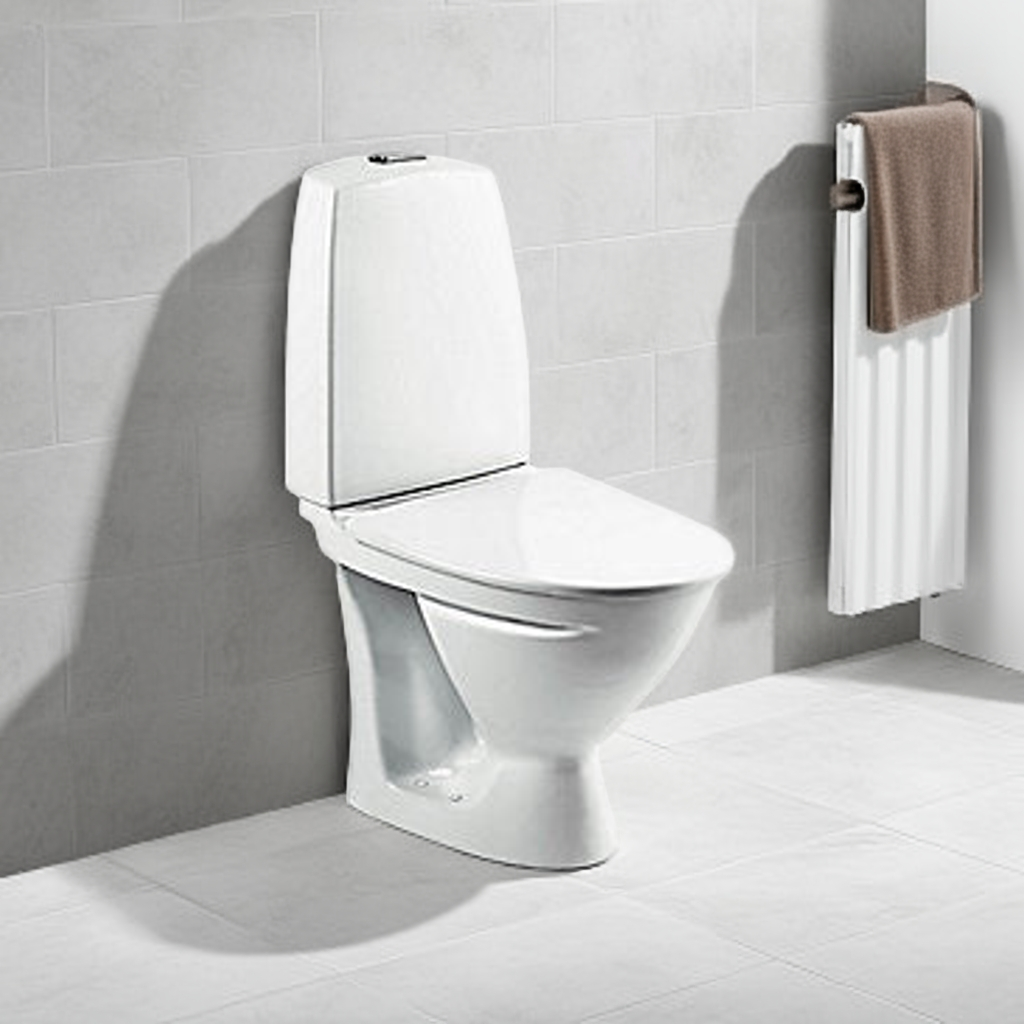 Ifö Sign toilet 6832 Hvid Universallås kort model (P-lås)