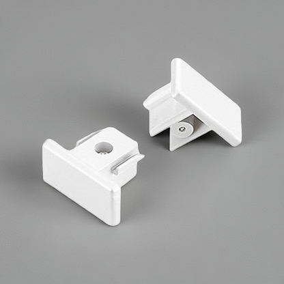 Endestykke Hvid Square 1F