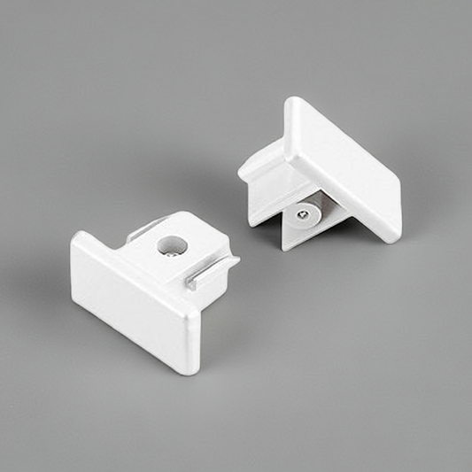 Endestykke Hvid Square 1F