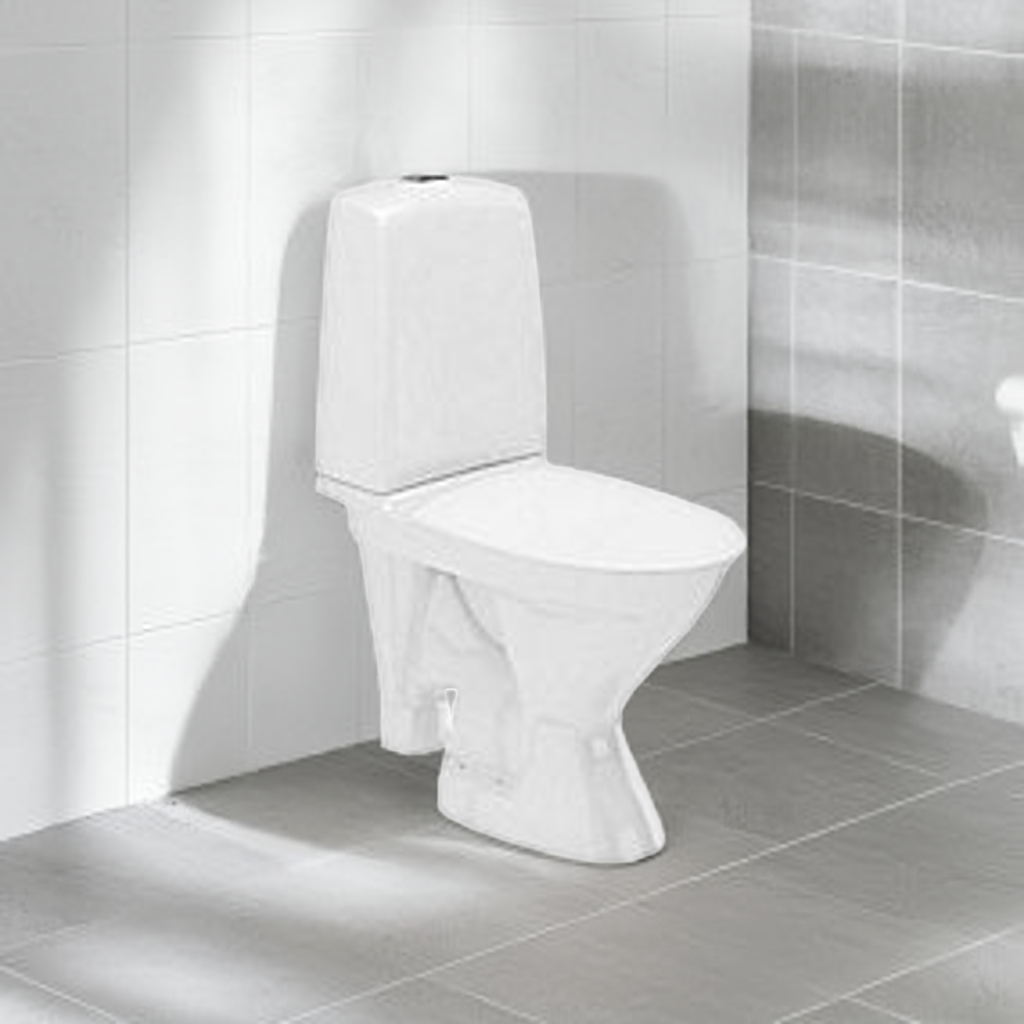 Ifö Spira toilet 6270 åben S-lås. Rimfree