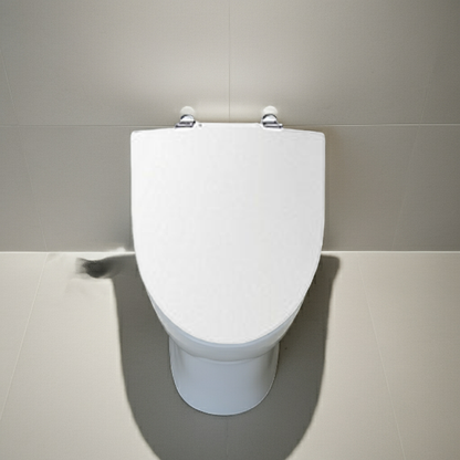 Ifö Spira toiletsæde med soft close, quick release og faste beslag. Hvid