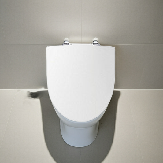 Ifö Spira toiletsæde med soft close, quick release og faste beslag. Hvid